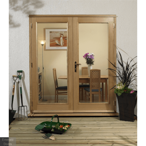 La Porte 4ft Oak French Door Set Fully Finished