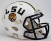 NCAA LSU Tigers SPEED Mini Football Helmet - WHITE