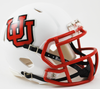 NCAA Utah Utes SPEED Mini Football Helmet - INTERLOCKING UU