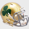 NCAA Notre Dame Fighting Irish SPEED Mini Football Helmet - SHAMROCK