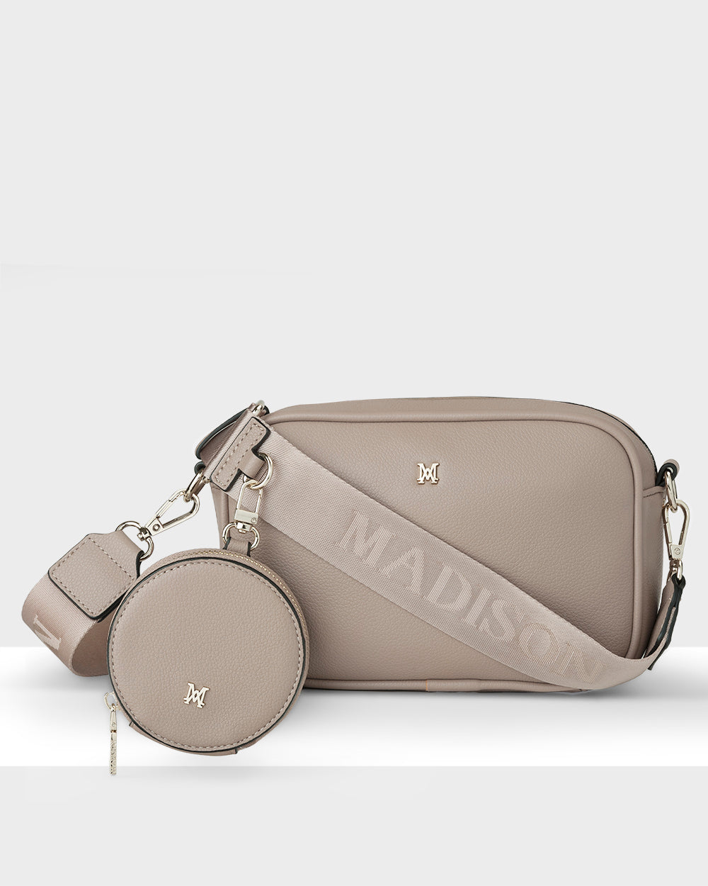 Madison Utility Bag Strap - Nude / Lt Gold – Madison Accessories