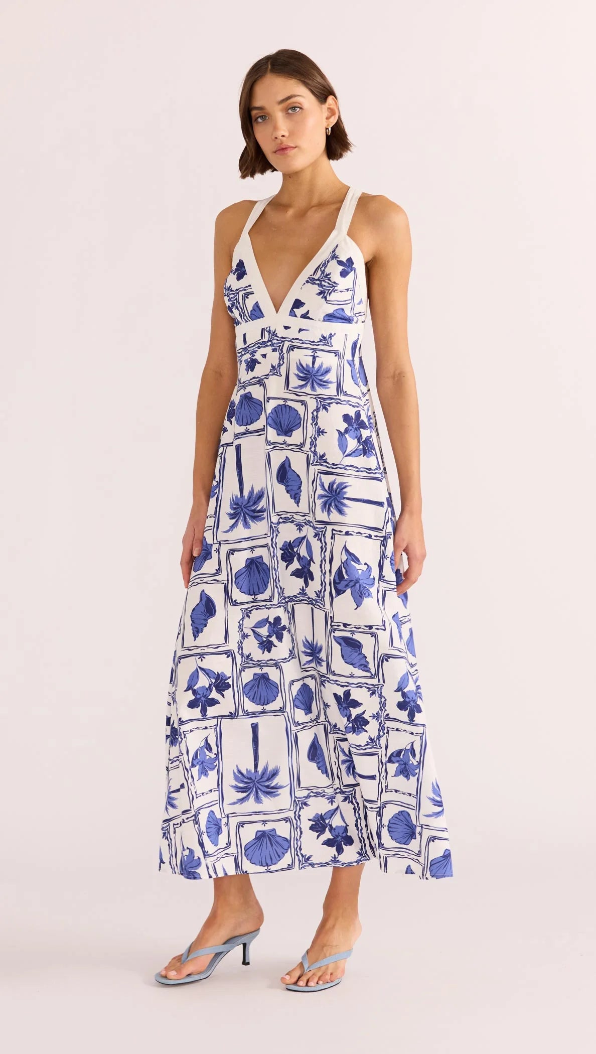 MINKPINK Sylvie Panel Midi Dress