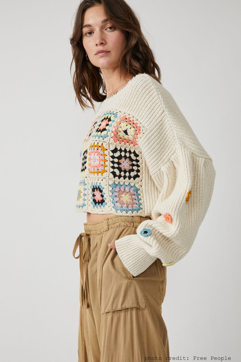 women's crochet sweater