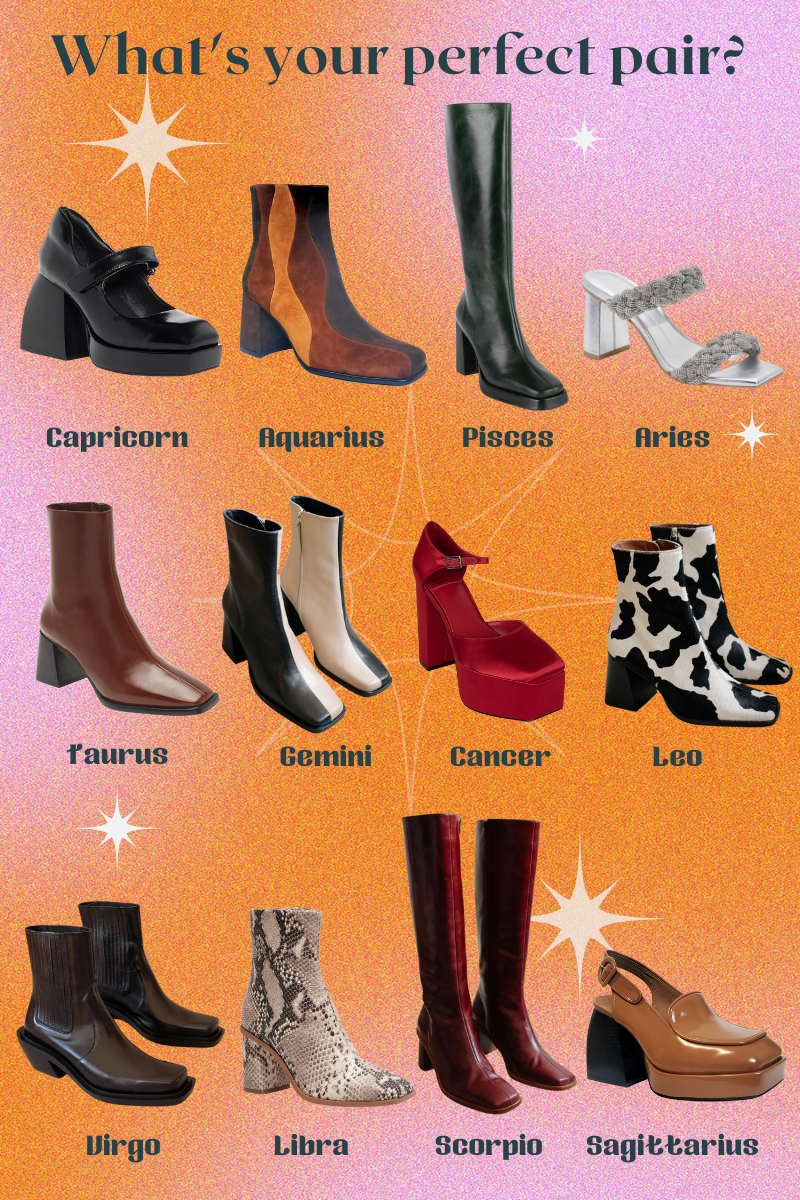 zodiac footwear matchup graphic