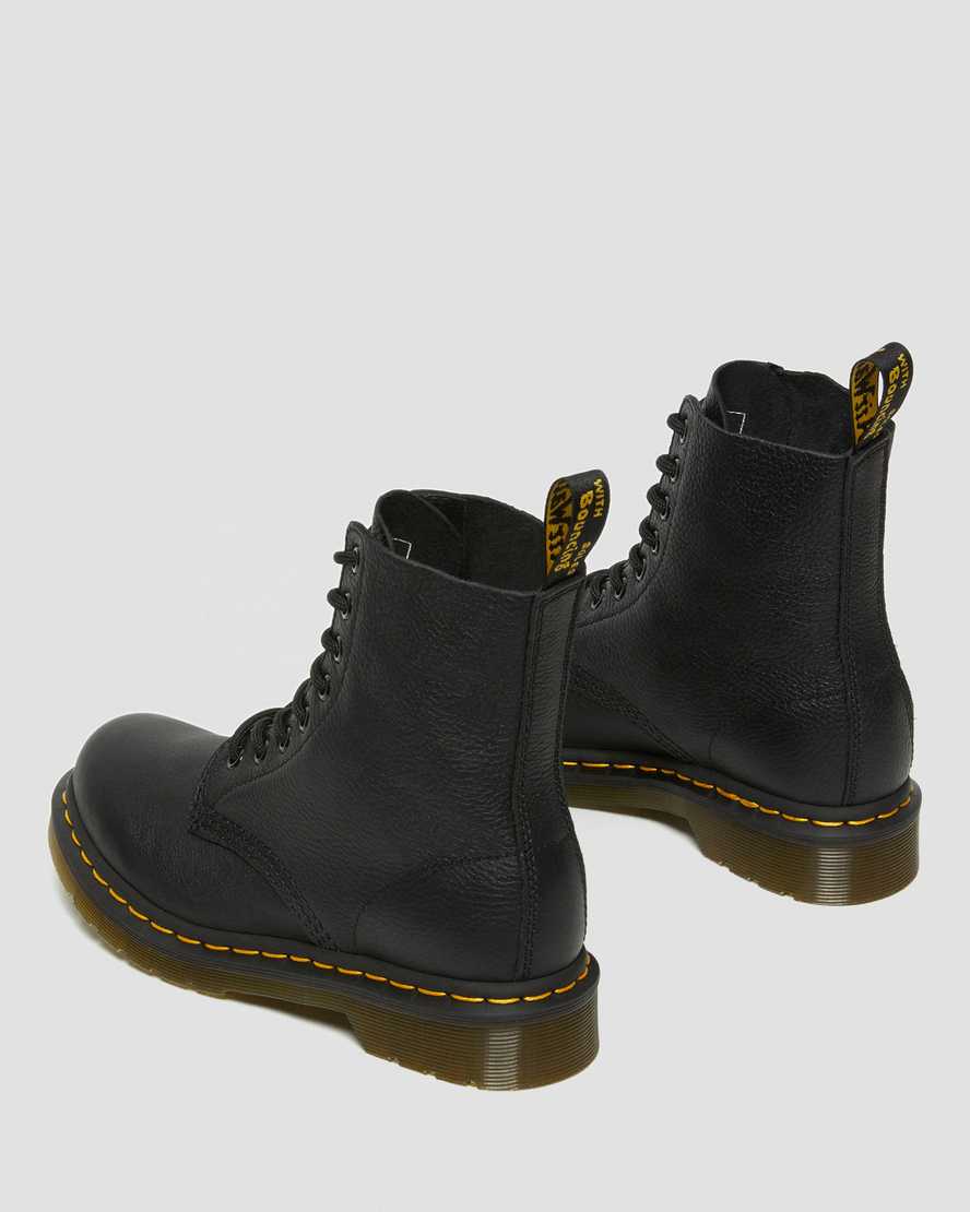 Dr. Martens 1460 Virginia Black Leather Boots | Harbour Thread