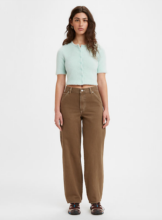 Levi's Dad Utility Women's Pant in Brown | Harbour