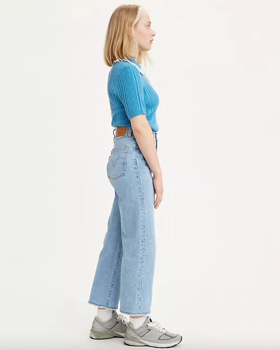 Levi's Ribcage Straight Ankle Jeans in Samba Done | Harbour Thread