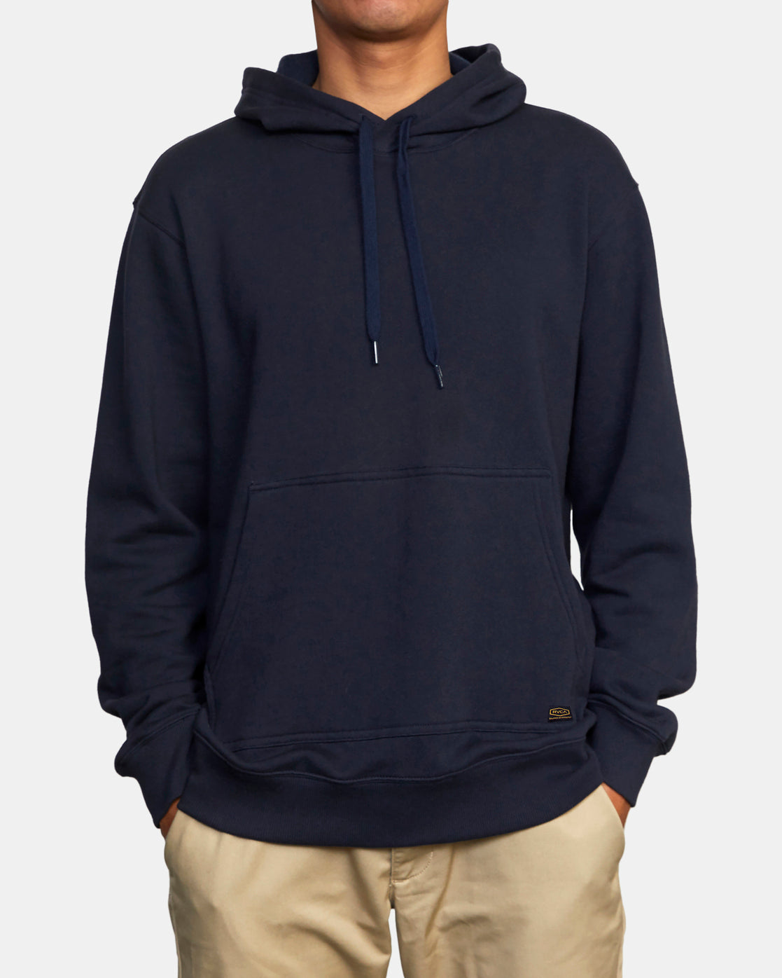 Shop RVCA Unisex Long Sleeves Plain Logo Hoodies & Sweatshirts by Rbrand