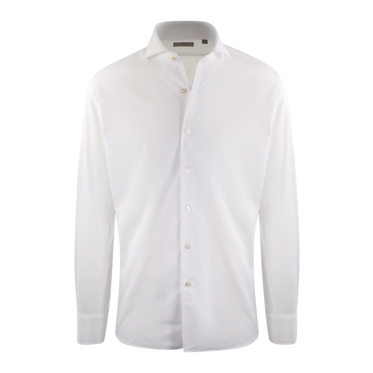 Shop Canali Collared Button-Down Jersey Shirt