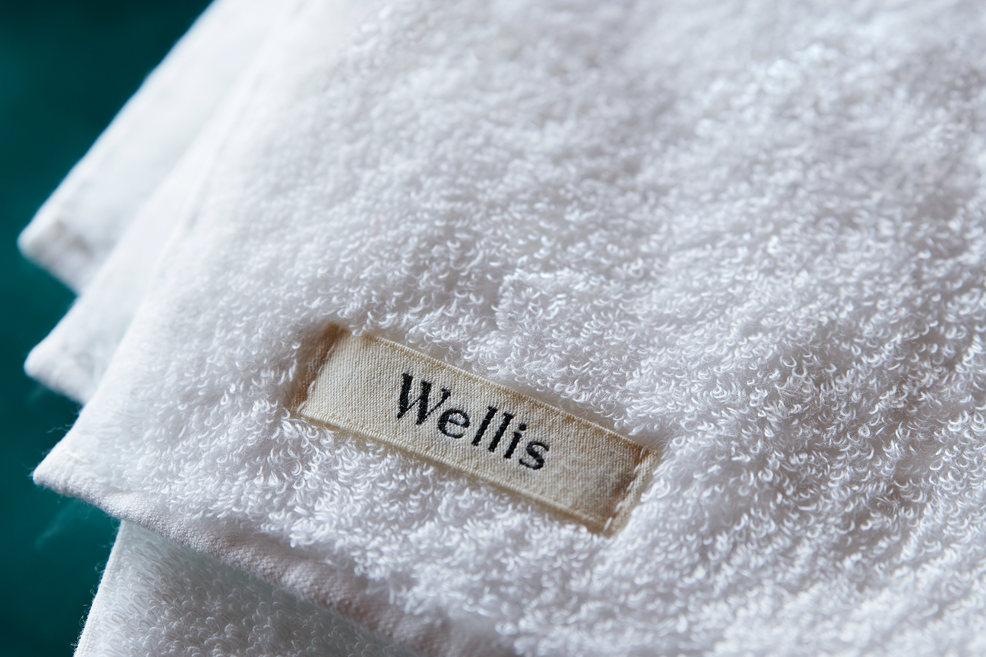 Wellisのタオル（ホワイト）