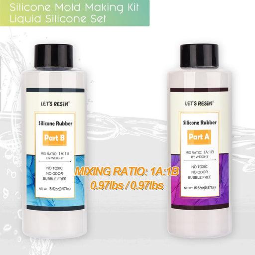 Silicone Mold Making Kit - N.W 21.16oz, Mixing Ratio 1:1