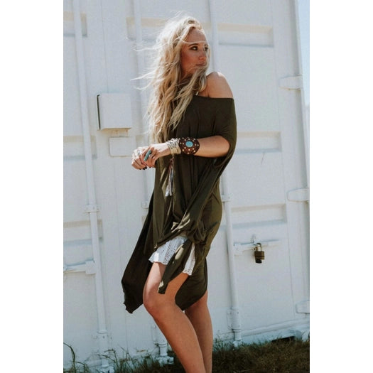 The Wren Tunic - Olive