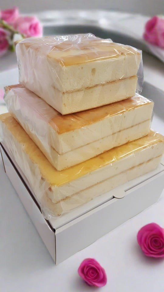Plain Sponge Cake Base - double layer *** PLEASE TELL US WHEN YOU NEED - Cloud Nine Cake Centre
