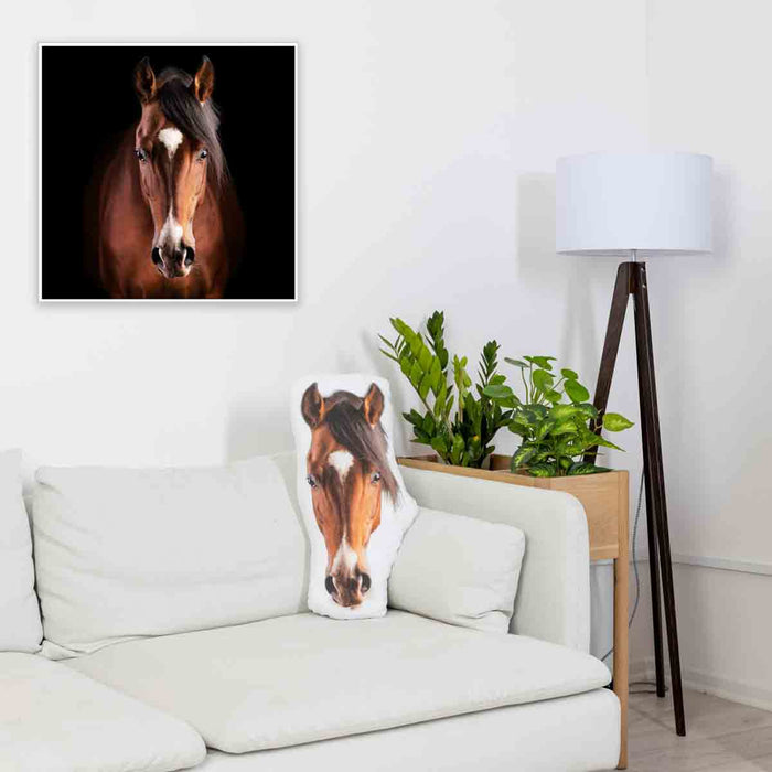 Personalisiertes 3D Kissen | Mit Pferd