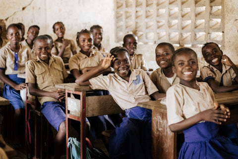 Schulkinder im Kongo