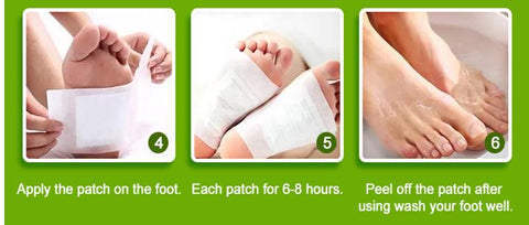 Bamboo Vinegar Detox Foot Patch - How to use 2