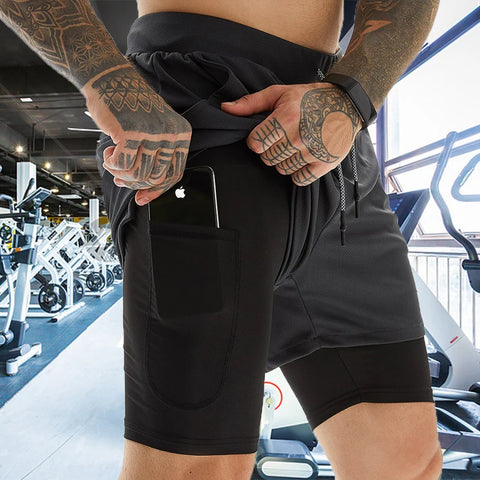 (+2 Brindes Exclusivos) Shorts DryFit CompressPro - 2x mais Performance