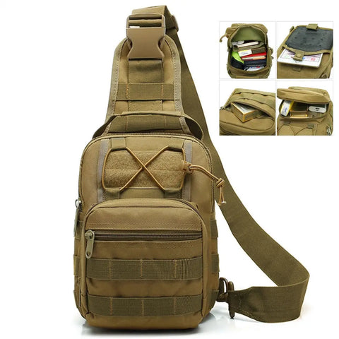 Mochila Transversal Militar Tática Ultra Resistente