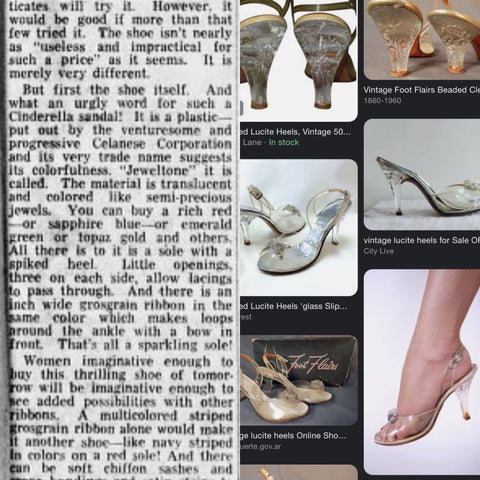 1950's Article and the shoes they were most likely describing 