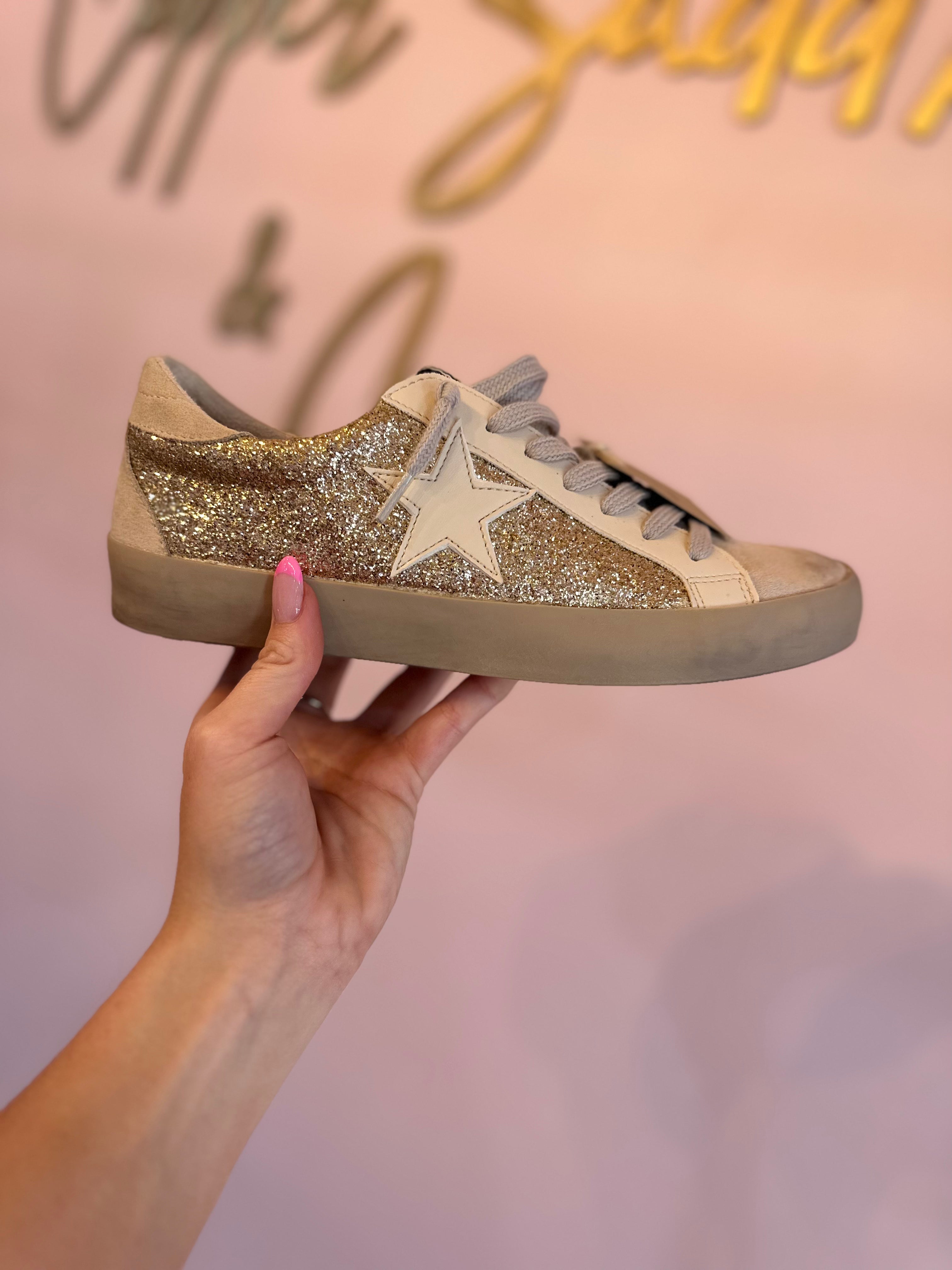 Paula Sneakers Gold - Shu Shop