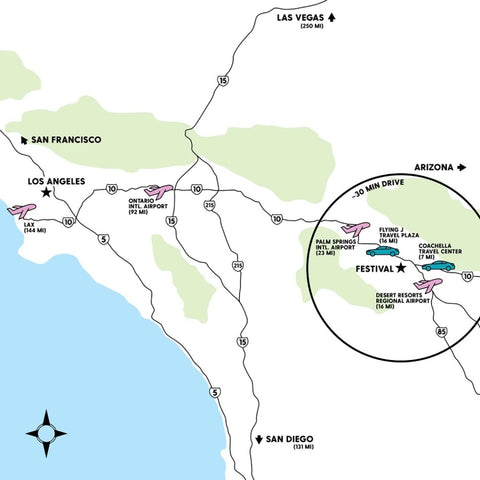 Directions to Coachella Festival