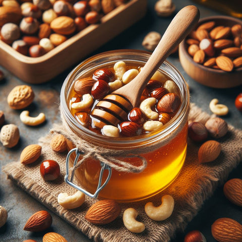 Benefits of Nuts Honey | Caveman Organics