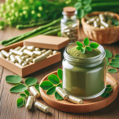 Moringa Powder and Capsules