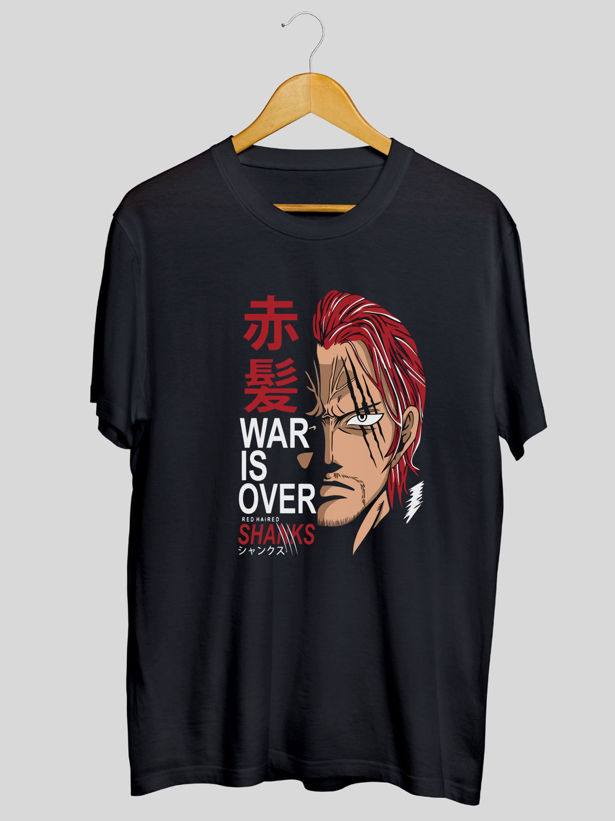 Round Anime T Shirt Half Sleeves Printed