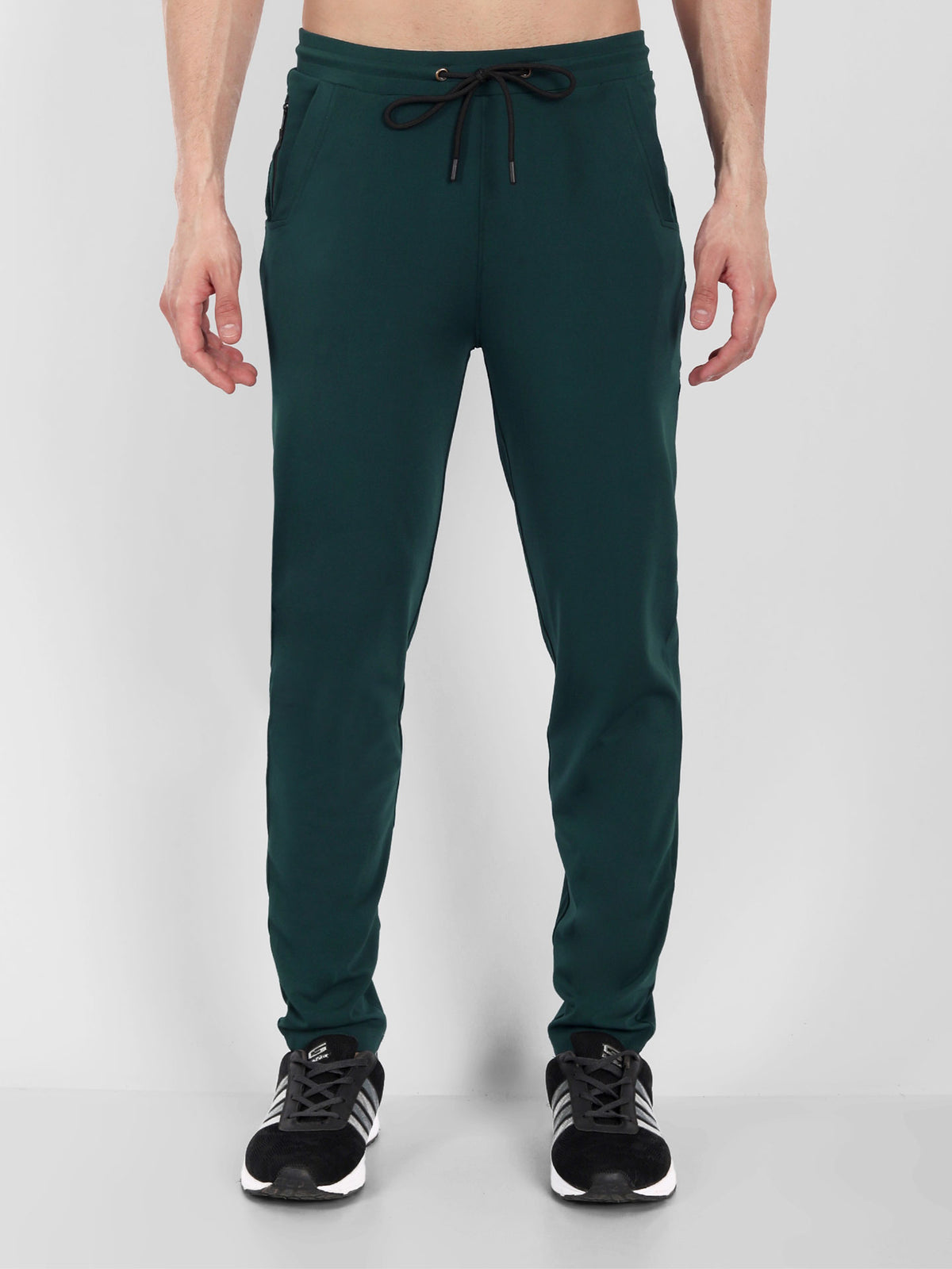 Mens Green Lycra Track Pant Solid - Manufacturer Exporter Supplier