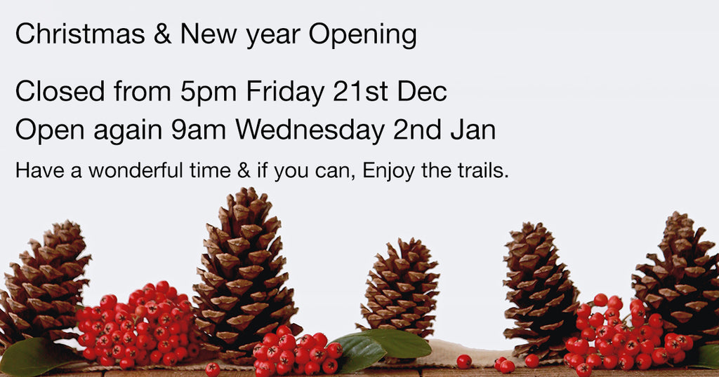 Christmas and New Year Opening Times