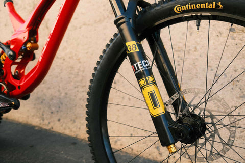 Intense Factory Racing Intense M1 Öhlins Fork with J-Tech Suspension sticker