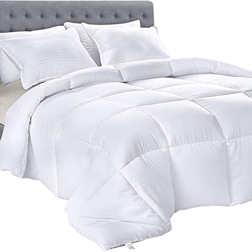 Utopia Bedding Down Alternative Comforter (King, White) - All Season C -  Gallis Hill House