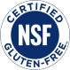 Icon of NSF Certified Gluten Free