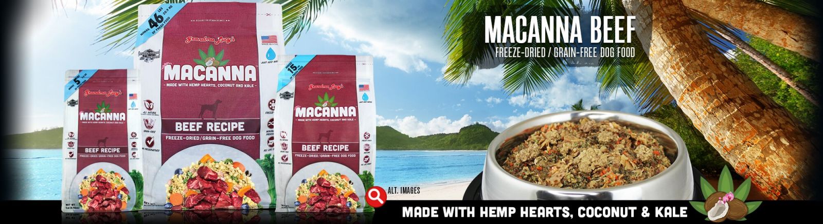 Grandma Lucy's MACANNA BEEF Dog Food