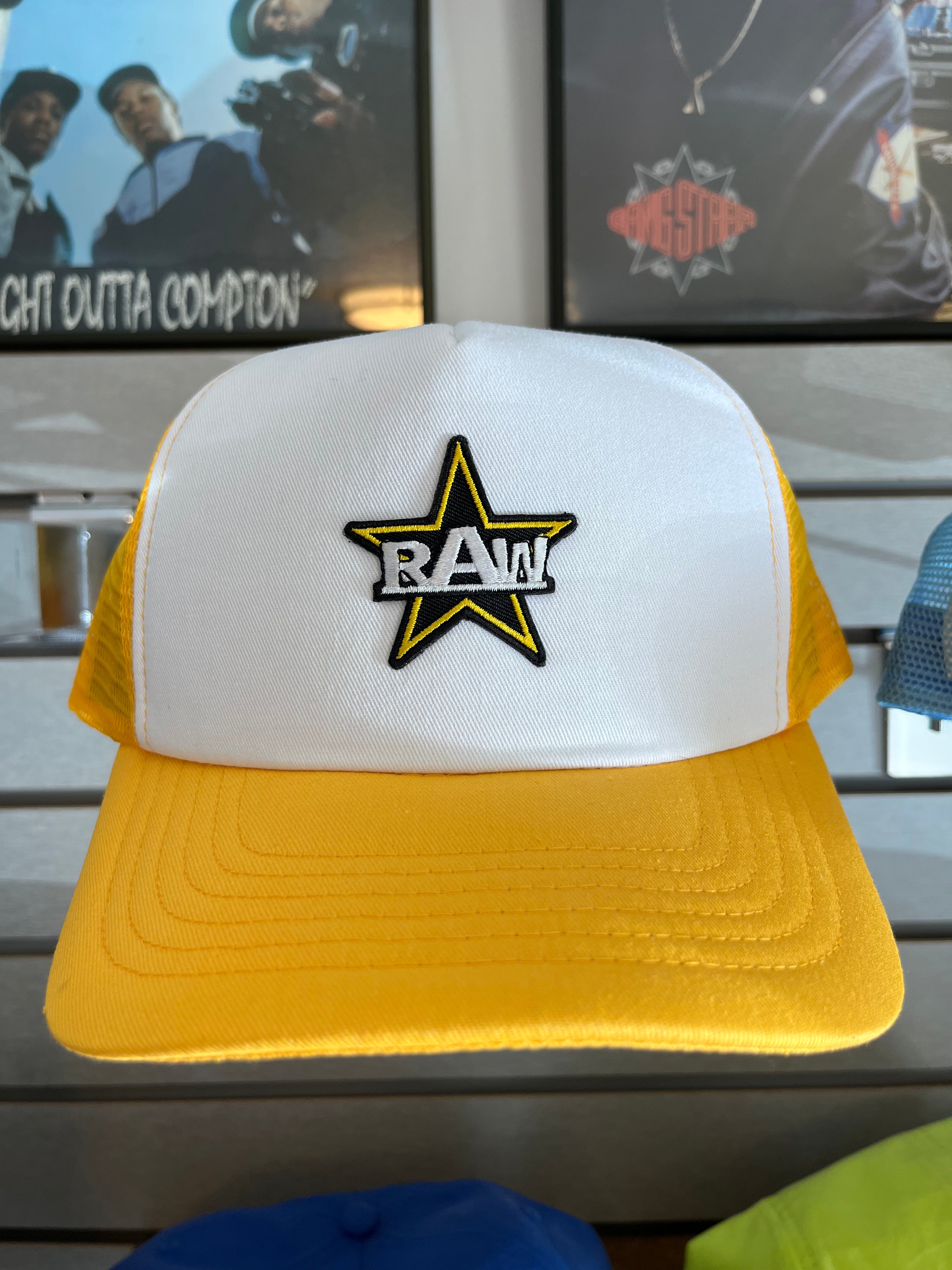 "Menacingly" RAW Trucker Hat