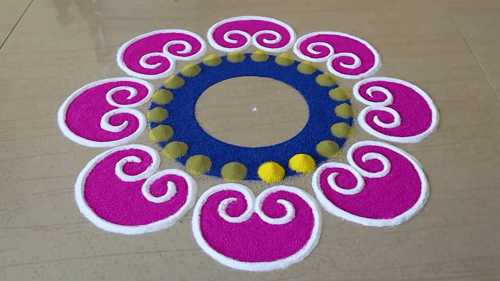 Cake rangoli for birthday 🍀🌺 | Easy and attractive happy birthday 🎂  rangoli design. #happybirthdayrangoli | By Jeet Rangoli | Facebook