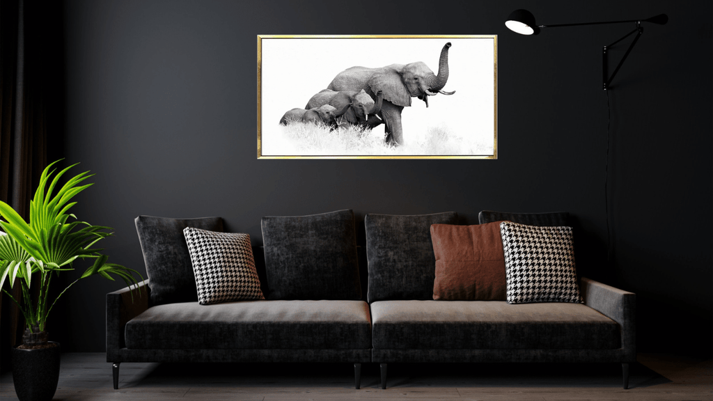 Elephant vastu canvas painting