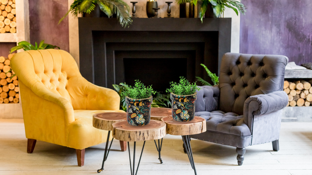 Furniture and planters with stand