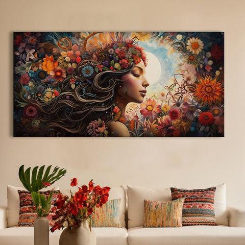 Boho Chic Canvas Painting