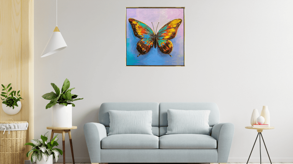 Butterfly Painting Vastu Canvas Painting