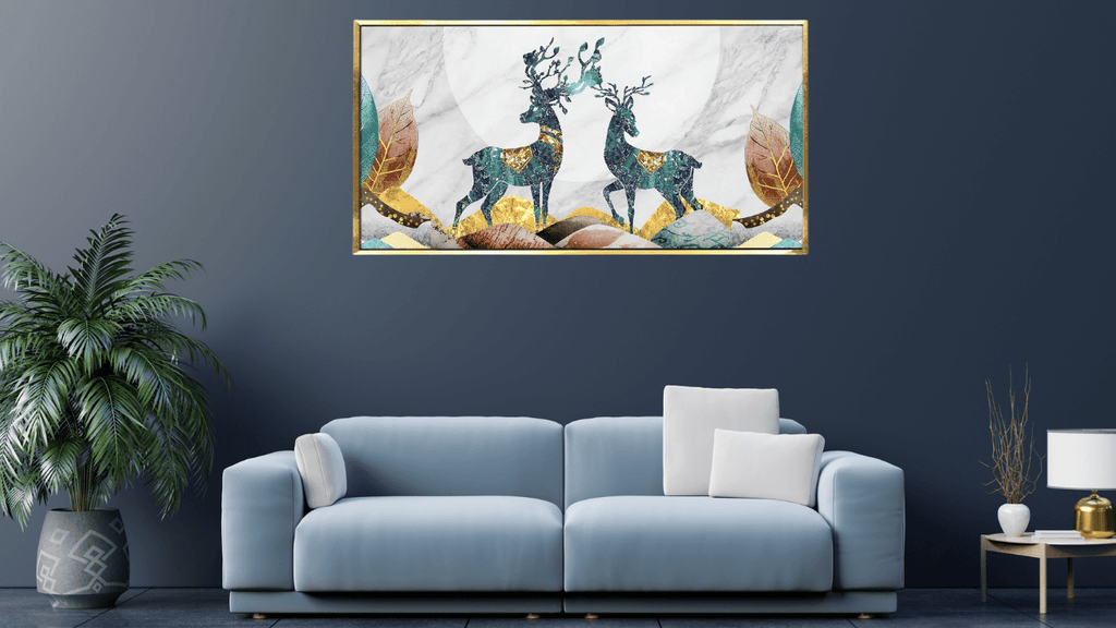 Deer Vastu & Feng Shui Canvas Paintings
