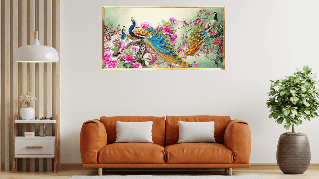 Peacock Vastu Canvas Painting