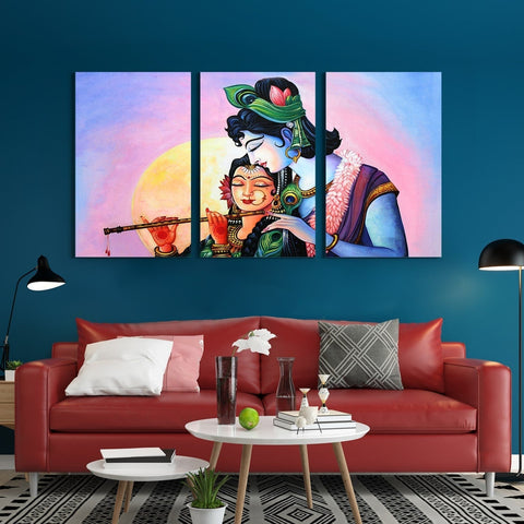 Radha Krishna Canvas Painting