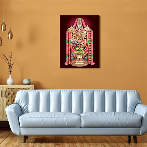 Lord Venkateswara Canvas Painting