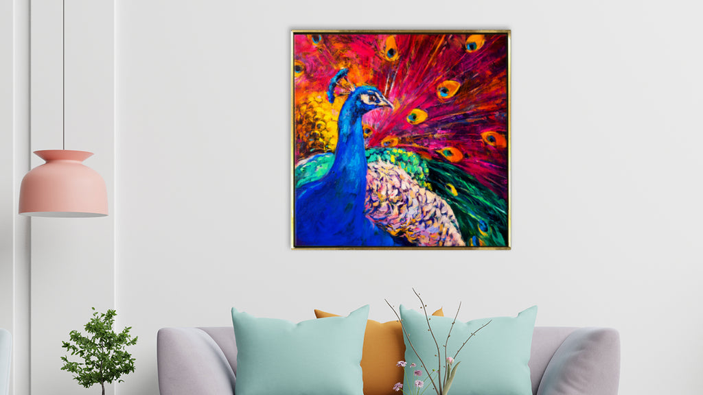 The Beauty of the Peacock - Paint Vibe