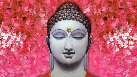 lord buddha face paintings