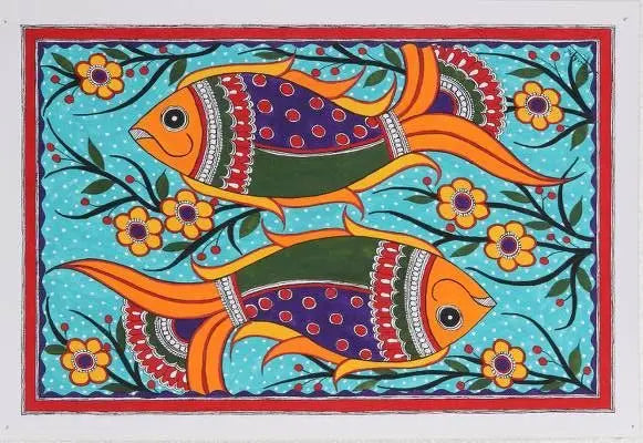 D'source Design Gallery on Madhubani paintings of Bihar - Mithila painting  | D'source Digital Online Learning Environment for Design: Courses,  Resources, Case Studies, Galleries, Videos