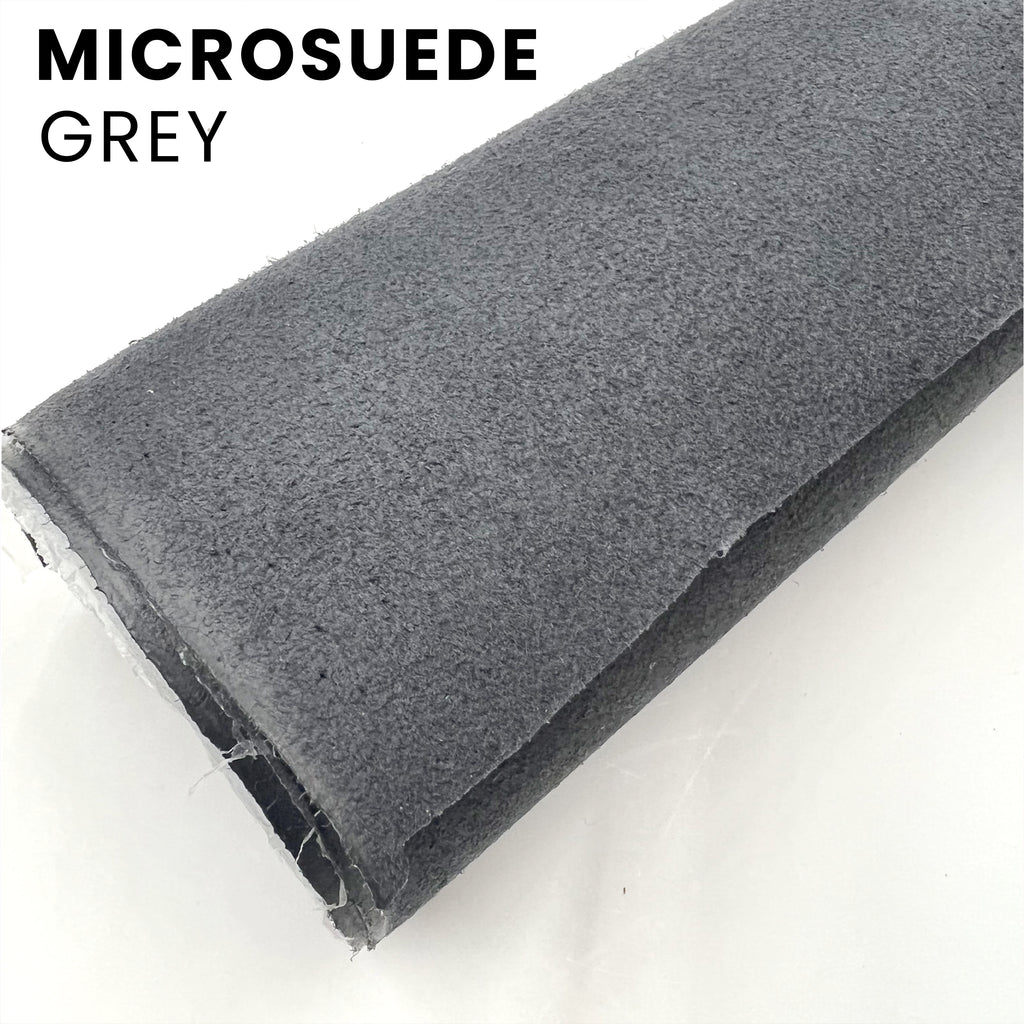 Micro Ogee in Steel Grey Microfiber Fabric, Upholstery