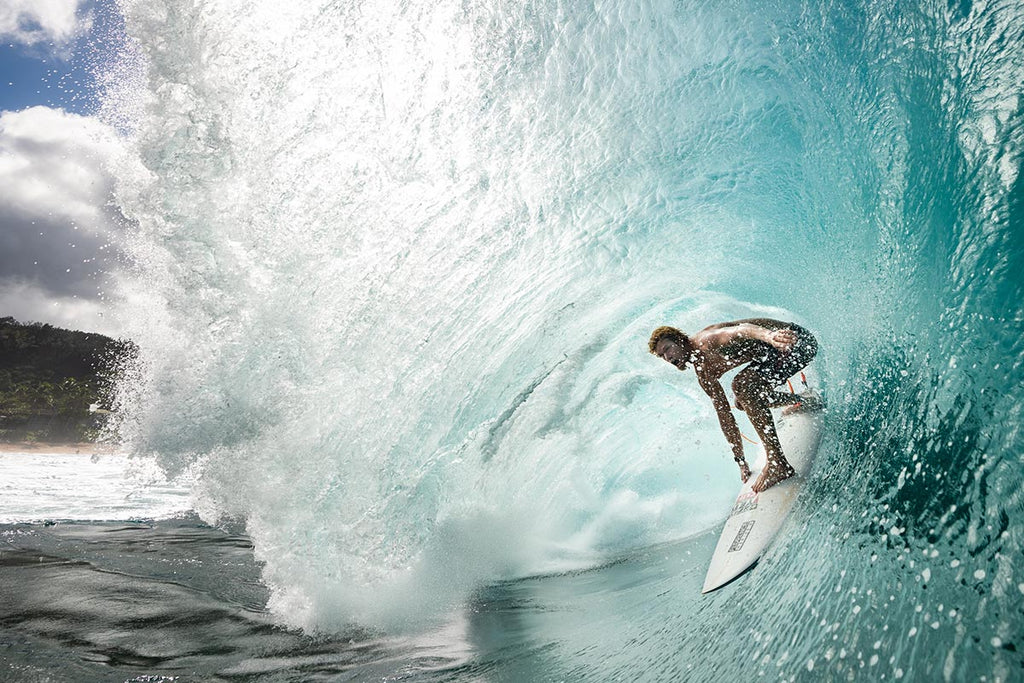 John john florence riding pyzel shortboard