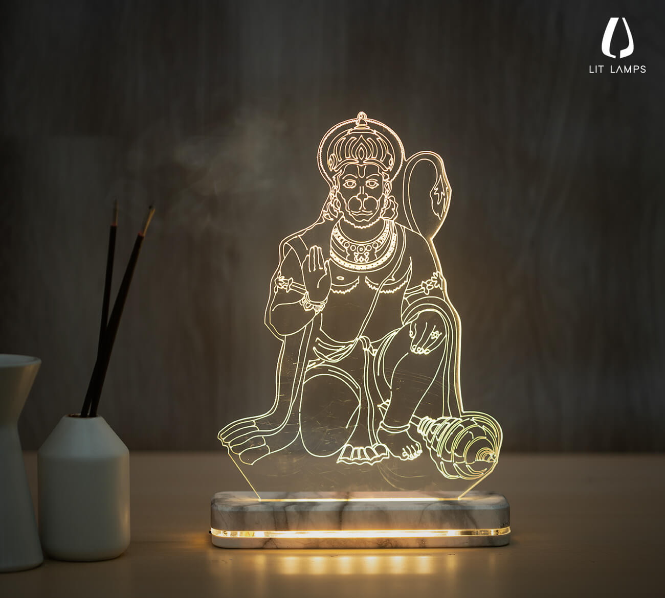 Hanuman LIT 3D Illusion Lamp